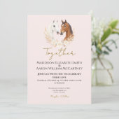 Rustic Boho Country Wedding Invitation 招待状 (スタンド正面)