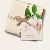 Rustic Boho Pampas Grass Wedding  フェイバータグ