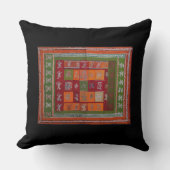 Rustic Boho Pattern Geometrical floral クッション (正面)