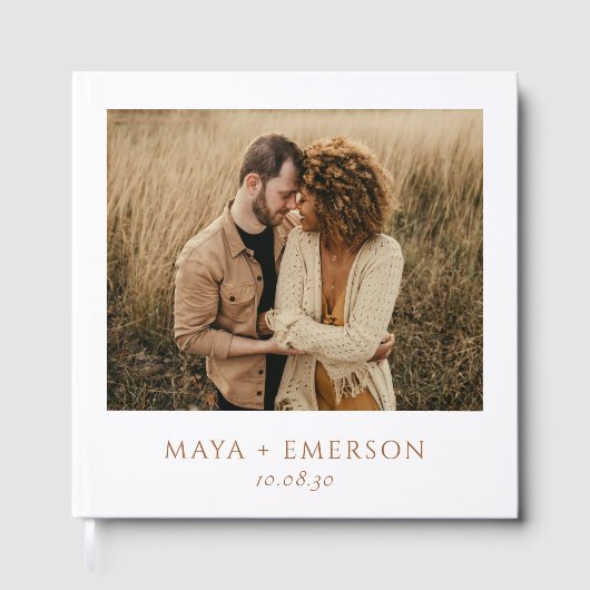 Rustic Boho Photo wedding  ゲストブック (正面)