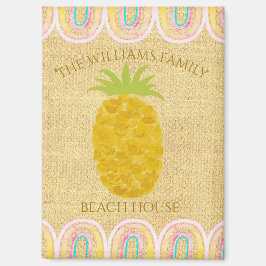 Rustic Boho Pineapple マグネット