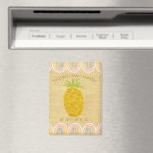 Rustic Boho Pineapple マグネット (インサイチュ (食洗機))