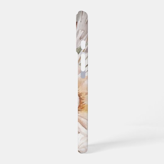 Rustic Boho Terracotta Botanical iPhone 16ケース (左側面)