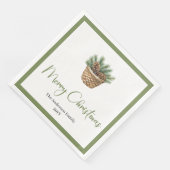 Rustic Boho Watercolor Christmas Tree Festive  (コーナー)