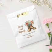 Rustic Boots and Bubbly Western Bridal Shower  フェイバーバッグ (封をした状態)