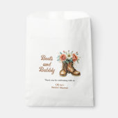 Rustic Boots and Bubbly Western Bridal Shower  フェイバーバッグ (正面)