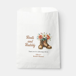 Rustic Boots and Bubbly Western Bridal Shower  フェイバーバッグ