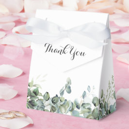 Rustic Botanical Eucalyptus Greenery Wedding フェイバーボックス