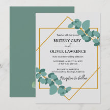 Rustic Botanical Eucalyptus Greenery Wedding