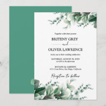 Rustic Botanical Eucalyptus Greenery Wedding