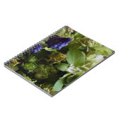 Rustic Botanical Garden Flowers Notebook ノートブック (左側)