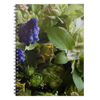 Rustic Botanical Garden Flowers Notebook ノートブック