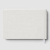 Rustic Botanical Monogram Wedding ゲストブック (裏面)