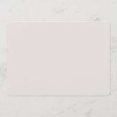 Rustic Botanical Save the Date Card セーブザデート (裏面)