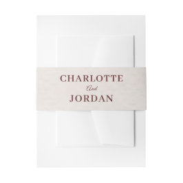 Rustic Botanical Wedding Invitation 招待状ベリーバンド