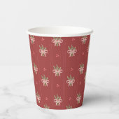 Rustic Botanicals Holiday 紙コップ (裏面)