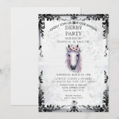 Rustic Bourbon Derby Party Invitation 招待状 (正面/裏面)