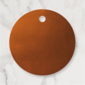 Rustic Bridal Shower Personalized Party フェイバータグ (裏面)