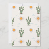 Rustic Brown Green Bronco Cowboy Rodeo Birthday 招待状 (裏面)