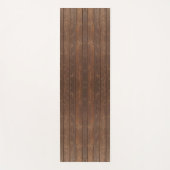 Rustic Brown Oak Wood Floor ヨガマット (正面)