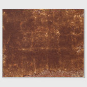 Rustic Brown Texture Country Vintage Grunge ラッピングペーパー (フラット)