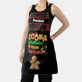 Rustic Buffalo Plaid Cookie Baking Team Captain  エプロン (インサイチュ)