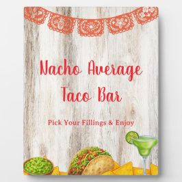 Rustic Build Your Own Taco Bar Sign | Farmhouse フォトプラーク