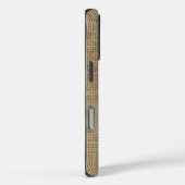  Rustic Burlap Nature – Farmhouse Organic Texture  Case-Mate iPhoneケース (裏面 / 右)