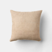 Rustic Burlap with Colorful "Hello Autumn" Pattern クッション (裏面)