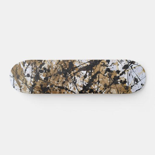 Rustic Camo Forest Pattern Skateboard スケートボード (横)