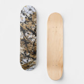 Rustic Camo Forest Pattern Skateboard スケートボード (正面)