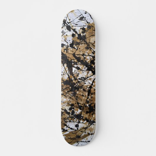 Rustic Camo Forest Pattern Skateboard スケートボード (正面)