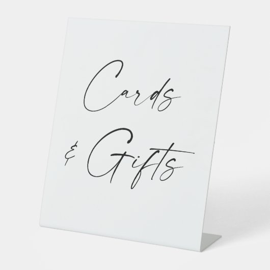 Rustic Cards & Gifts ウェディング テーブルサイン (正面)