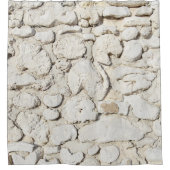 Rustic Caribbean Coral Stone Wall 1 シャワーカーテン (正面)
