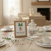 Rustic Carrot Baby Shower “Guess How Many Candies” ポスター