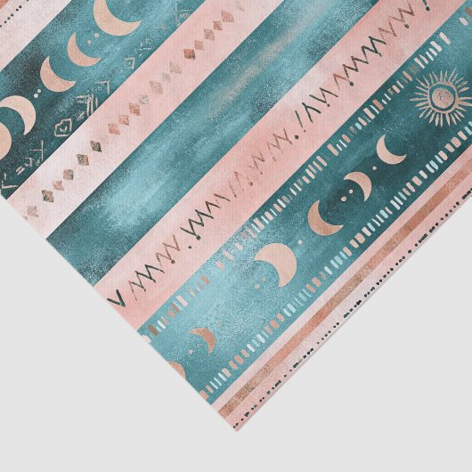 Rustic Celestial Stripe Moon Sun Earthy (1) 薄葉紙 (詳細)