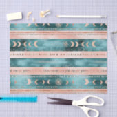 Rustic Celestial Stripe Moon Sun Earthy (1) 薄葉紙 (クラフト)