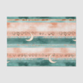 Rustic Celestial Stripe Moon Sun Earthy (8) 薄葉紙 (正面)