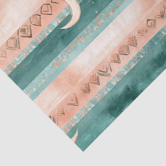 Rustic Celestial Stripe Moon Sun Earthy (8) 薄葉紙 (詳細)