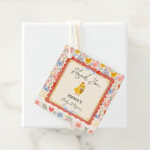 Rustic Chicken Baby Shower Thank You フェイバータグ (インサイチュ)