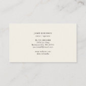 Rustic Chicken Fresh eggs Illustration Farmer  名刺 (裏面)