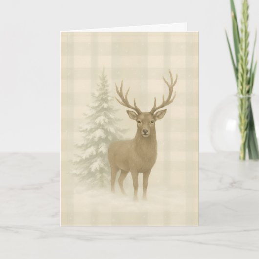 Rustic Christmas Card カード (正面)