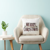 Rustic Christmas Cheer Pillow クッション (椅子)
