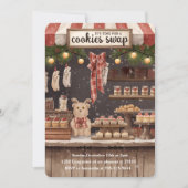 “Rustic Christmas Cookie Swap  招待状 (正面)
