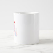 Rustic Christmas Mug – Cozy Holiday Hot Chocolate  ジャンボコーヒーマグカップ (正面)