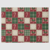 Rustic Christmas Quilt Plaid 薄葉紙 (正面)