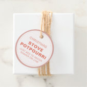 Rustic Christmas Stove Potpourri フェイバータグ (インサイチュ)