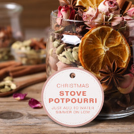 Rustic Christmas Stove Potpourri フェイバータグ