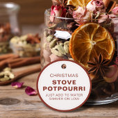 Rustic Christmas Stove Potpourri フェイバータグ