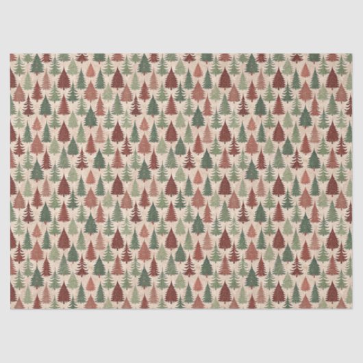 Rustic Christmas Tree 薄葉紙 (正面)